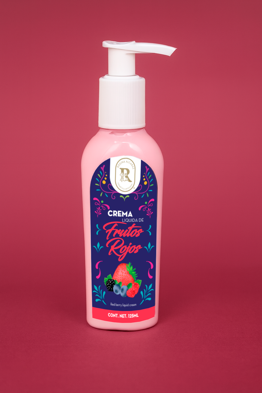 Crema Líquida Aroma Frutos Rojos – 125 ml