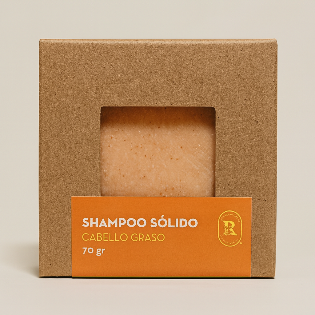 Shampoo Sólido – Cabello Graso (70g)
